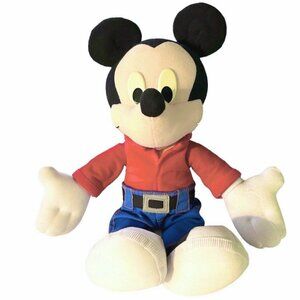 Vintage Mattel / Arcotoys Learning With Mickey 14” Talking Plush